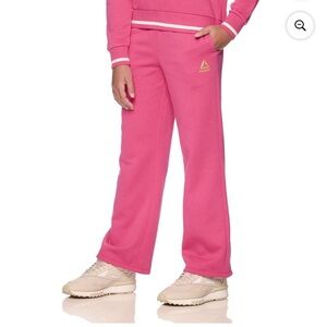 NWT Reebok Girls Sz Medium 7/8 Varsity Wide Leg Pants
